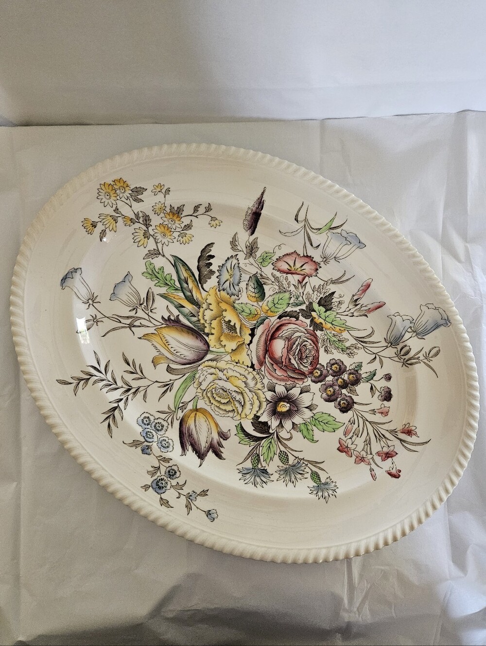 16" Platter "Garden Bouquet" by Johnson  Brothers.